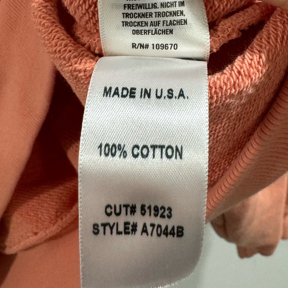 Agolde Balloon Sleeve Crewneck Sweatshirt Size XS - Picture 4 of 6